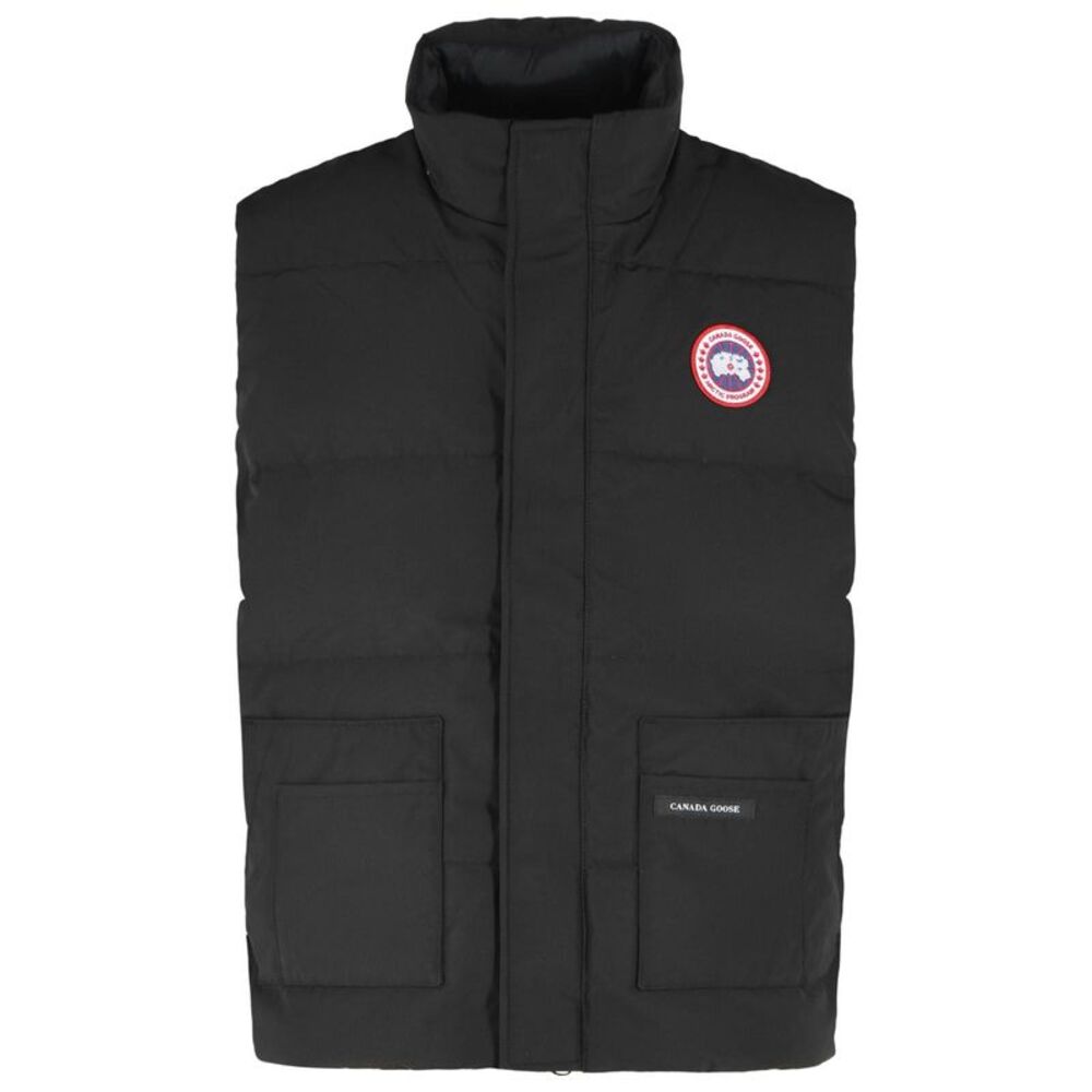 Canada Goose 'Legacy Freestyle' Vest In Polyester And Black Cotton Blend Men